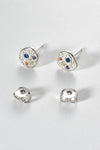Multicolored Zircon Stud Earrings Earrings - Tophatter Daily Deals
