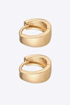 Minimalist Copper Wide Earrings Earrings - Tophatter Daily Deals