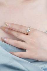 2 Carat Moissanite Rectangle Ring Moissanite - Tophatter Daily Deals