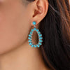 Artificial Turquoise Earrings Turquoise One Size Earrings - Tophatter Daily Deals