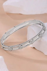 Moissanite 925 Sterling Silver Bracelet Moissanite - Tophatter Daily Deals