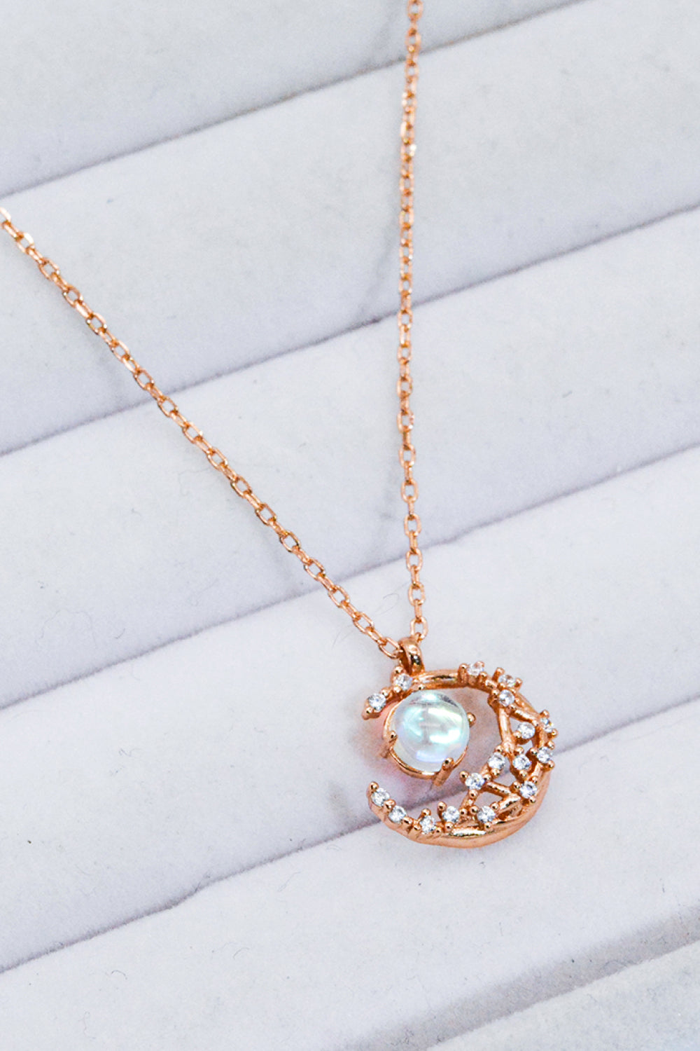 Where It All Began Moonstone Necklace Moonstone - Tophatter Daily Deals