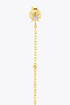 925 Sterling Silver Zircon Planet Single Earring Earrings - Tophatter Daily Deals