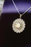 5 Carat Moissanite 925 Sterling Silver Necklace Moissanite - Tophatter Daily Deals