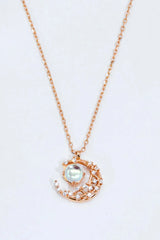 Where It All Began Moonstone Necklace Moonstone Rose Gold One Size Moonstone - Tophatter Daily Deals