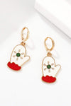 Christmas Theme Alloy Earrings Earrings - Tophatter Daily Deals