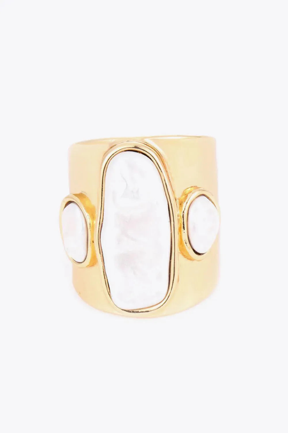 18K Gold-Plated Alloy Ring Rings - Tophatter Daily Deals
