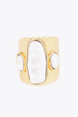 18K Gold-Plated Alloy Ring Rings - Tophatter Daily Deals
