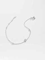 A To F Zircon 925 Sterling Silver Bracelet Bracelets - Tophatter Daily Deals