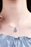 Adored 1 Carat Moissanite Necklace Moissanite - Tophatter Daily Deals