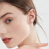 Moissanite 925 Sterling Silver Stud Earrings Silver One Size Moissanite - Tophatter Daily Deals