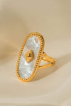 Natural Stone Copper Ring Rings - Tophatter Daily Deals