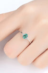 Zircon 925 Sterling Silver Ring Silver Rings - Tophatter Daily Deals