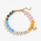 Contrast Bead Copper Bracelet Style B One Size Bracelets - Tophatter Daily Deals