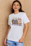 Simply Love Full Size BOOKS ARE MY LOVE LANGUAGE Graphic Cotton Tee Women's T-Shirts - Tophatter Daily Deals