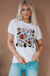 Halloween Graphic Short Sleeve T-Shirt Women's T-Shirts - Tophatter Daily Deals