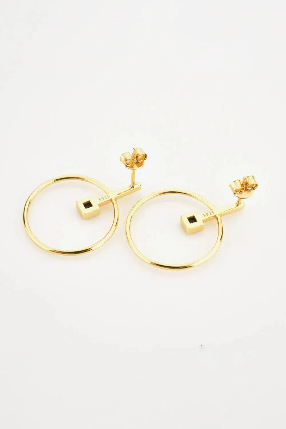 Zircon Decor 925 Sterling Silver Earrings Earrings - Tophatter Daily Deals