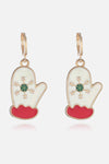 Christmas Theme Alloy Earrings Style B One Size Earrings - Tophatter Daily Deals