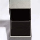 925 Sterling Silver Zircon Square Ring Rings - Tophatter Daily Deals