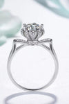 1 Carat Moissanite 925 Sterling Silver Ring Moissanite - Tophatter Daily Deals