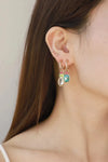 5-Pair Wholesale Crystal C-Hoop Drop Earrings Earrings - Tophatter Daily Deals