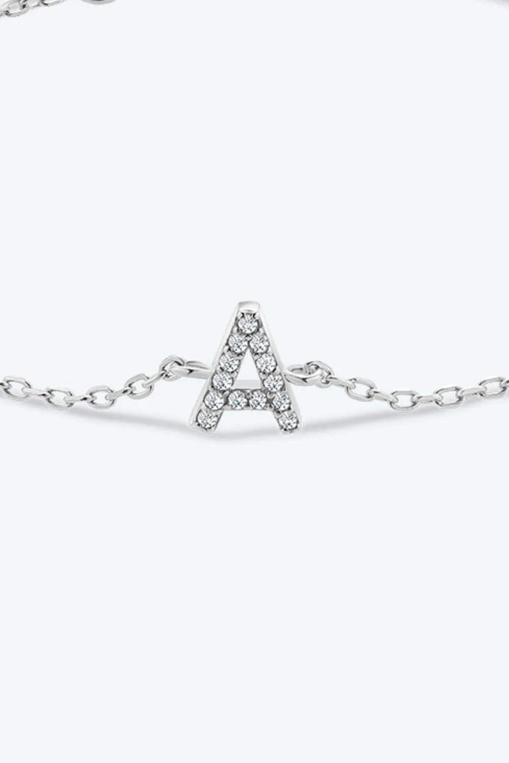 A To F Zircon 925 Sterling Silver Bracelet Bracelets - Tophatter Daily Deals