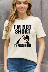 Simply Love Full Size Slogan Graphic Cotton Tee Women's T-Shirts - Tophatter Daily Deals
