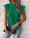 Mock Neck Cap Sleeve T-Shirt Women's T-Shirts - Tophatter Daily Deals