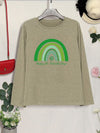 HAPPY ST. PATRICK'S DAY Round Neck T-Shirt Women's T-Shirts - Tophatter Daily Deals