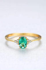 Zircon 925 Sterling Silver Ring Rings - Tophatter Daily Deals