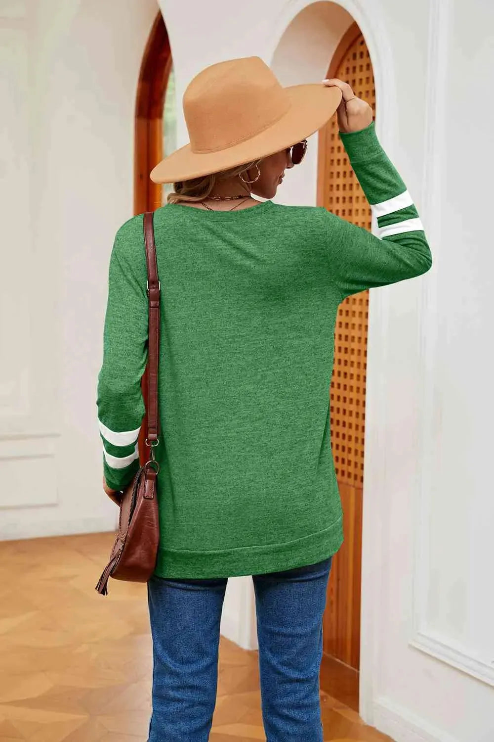 V-Neck Long Sleeve T-Shirt Women's T-Shirts - Tophatter Daily Deals