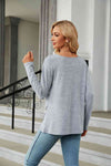 Round Neck Long Sleeve T-Shirt Women's T-Shirts - Tophatter Daily Deals