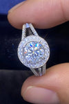 Shiny and Chic 1 Carat Moissanite Ring Moissanite - Tophatter Daily Deals