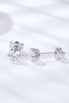 Good Days Ahead Moissanite Stud Earrings Moissanite - Tophatter Daily Deals