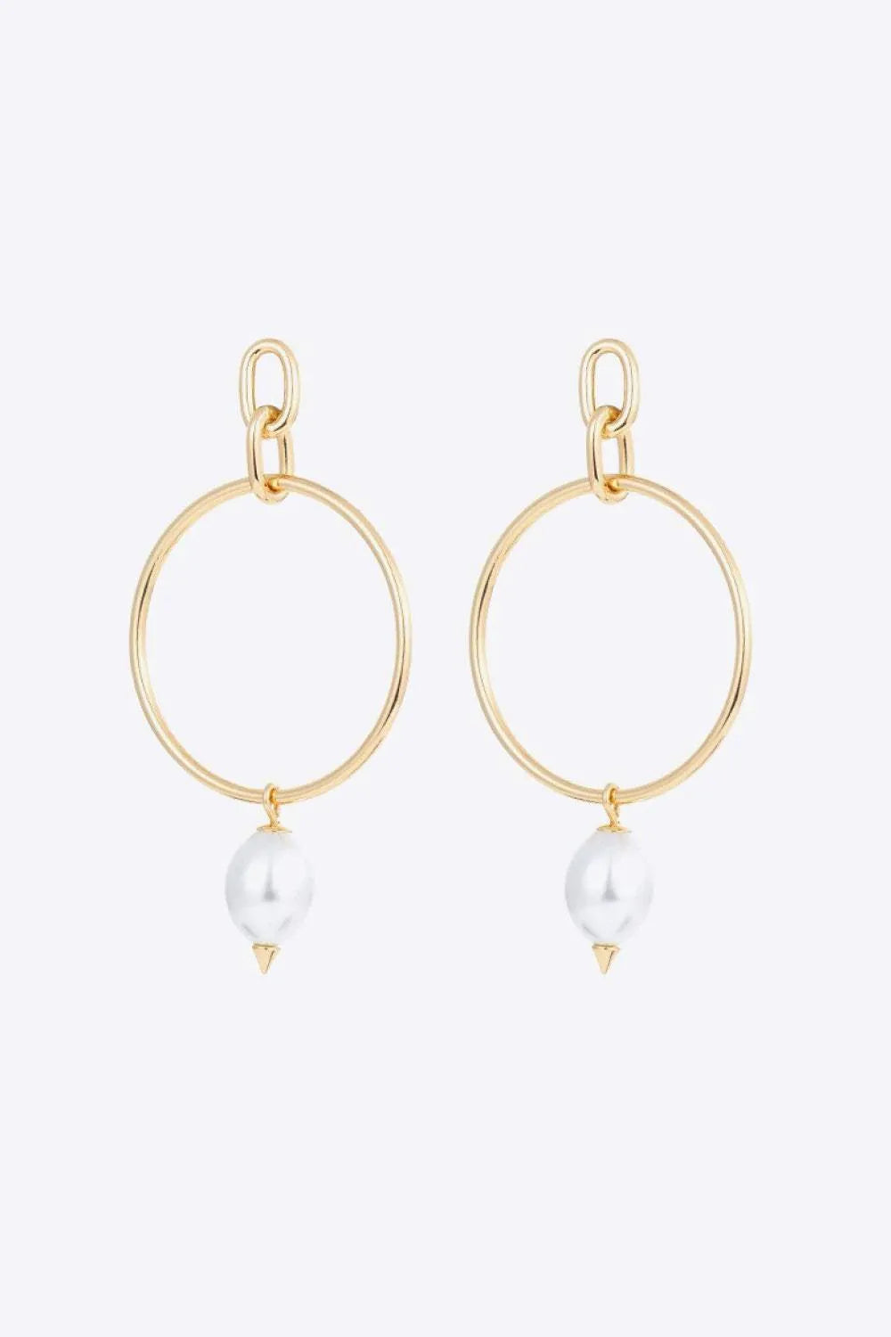 No Worries Pearl Drop Earrings Earrings - Tophatter Daily Deals