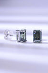 2 Carat Moissanite Stud Earrings in Green Moissanite - Tophatter Daily Deals