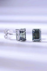 2 Carat Moissanite Stud Earrings in Green Moissanite - Tophatter Daily Deals