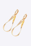Alloy 18K Gold-Plated Earrings Earrings - Tophatter Daily Deals