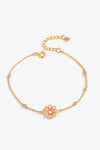 Flower Chain Bracelet Floral One Size Bracelets - Tophatter Daily Deals