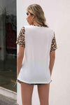 Leopard V-Neck Tunic Tee Women's T-Shirts - Tophatter Daily Deals