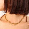 Chunky Chain Titanium Steel Necklace Necklaces - Tophatter Daily Deals