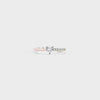 Heart Shape Inlaid Zircon Enamel Ring Blush Pink Rings - Tophatter Daily Deals