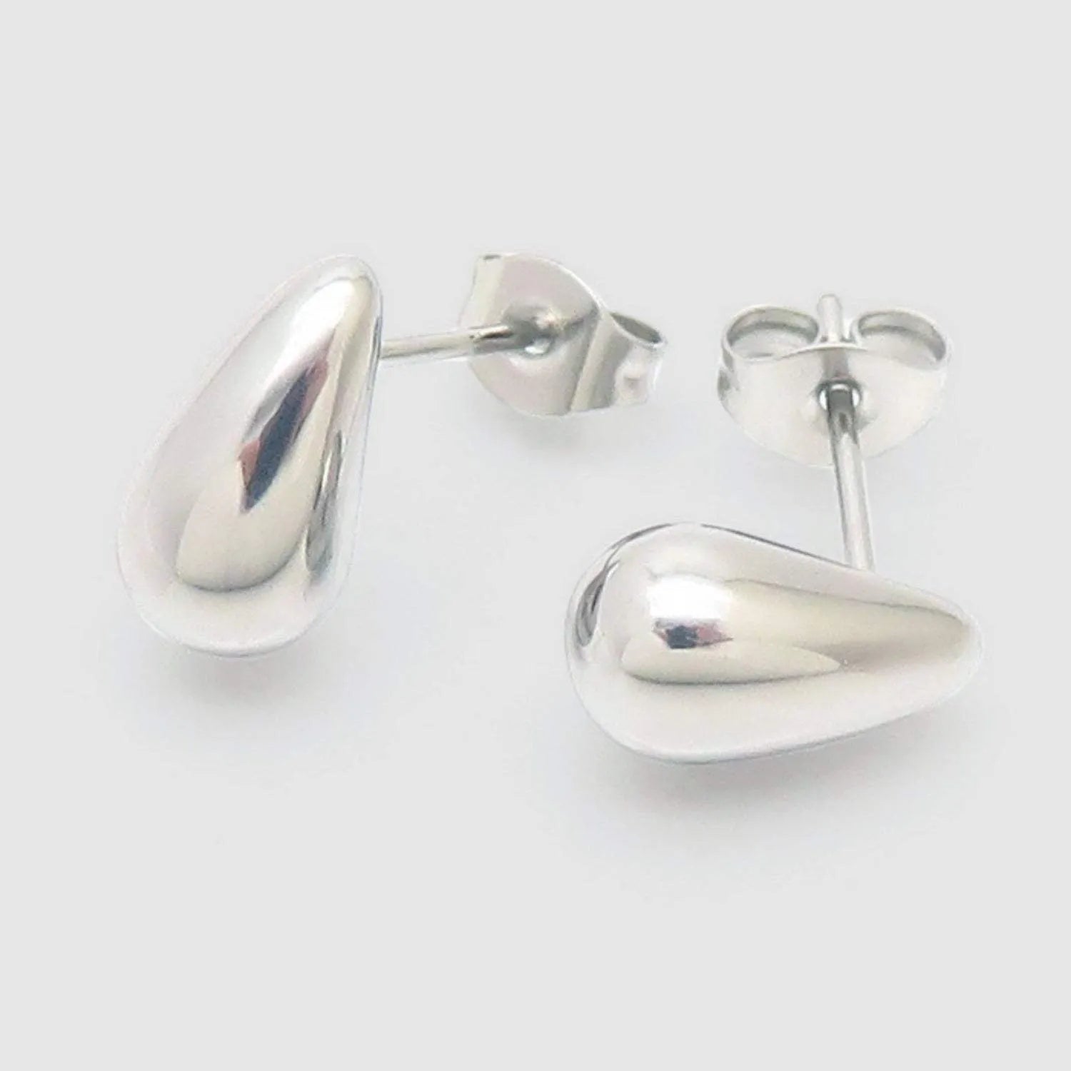 Stainless Steel Geometric Dangle Earrings Silver One Size Earrings - Tophatter Daily Deals