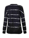 Striped Round Neck T-Shirt Women's T-Shirts - Tophatter Daily Deals