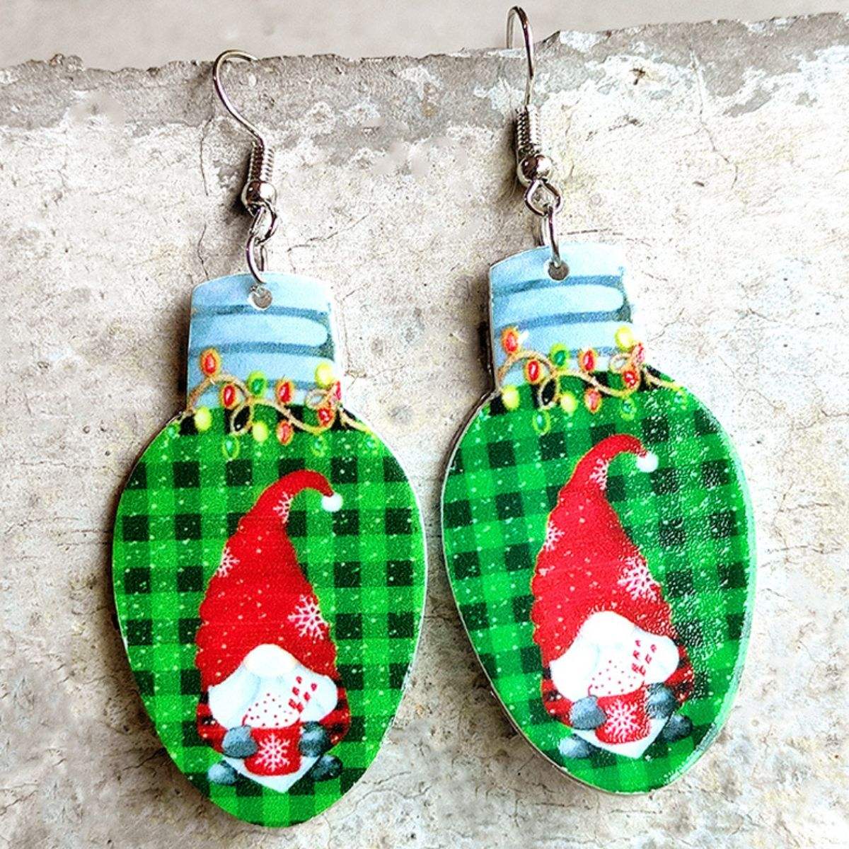 Christmas Themed Acrylic Dangle Earrings Style A One Size Earrings - Tophatter Daily Deals