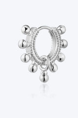 925 Sterling Silver Huggie Earrings Earrings - Tophatter Daily Deals