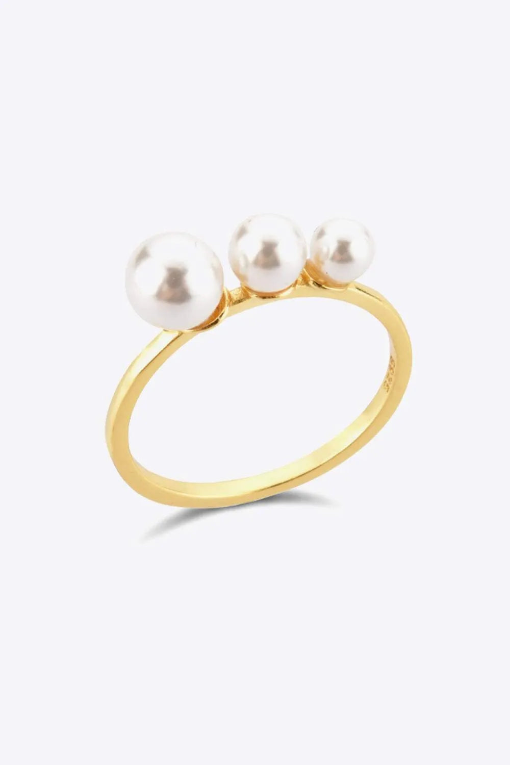 Pearl 925 Sterling Silver Ring Rings - Tophatter Daily Deals