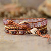 Natural Stone Layered Bracelet Bracelets - Tophatter Daily Deals