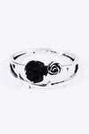 Rose Zinc Alloy Ring Black One Size Rings - Tophatter Daily Deals