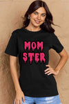 Simply Love Full Size MOM STER Graphic Cotton T-Shirt Women's T-Shirts - Tophatter Daily Deals